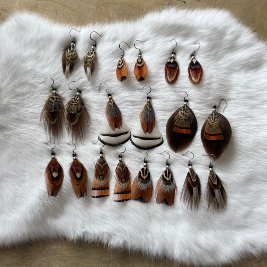 Simple Feather Earrings | Rebecca Maracle