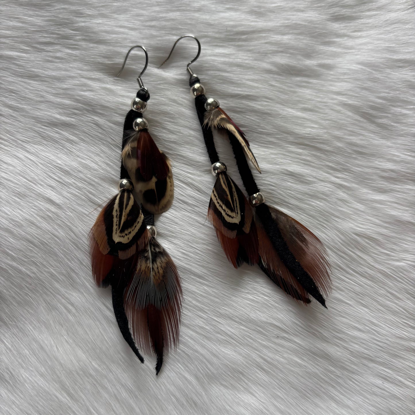 Waterfall Feather Earrings | Rebecca Maracle
