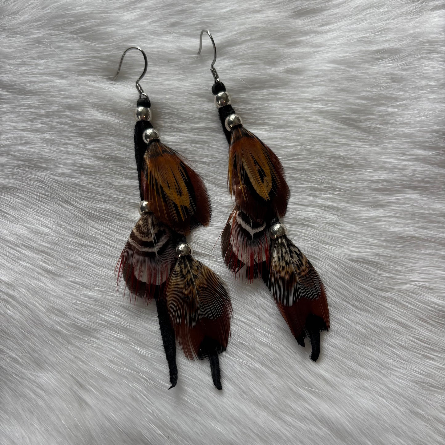 Waterfall Feather Earrings | Rebecca Maracle