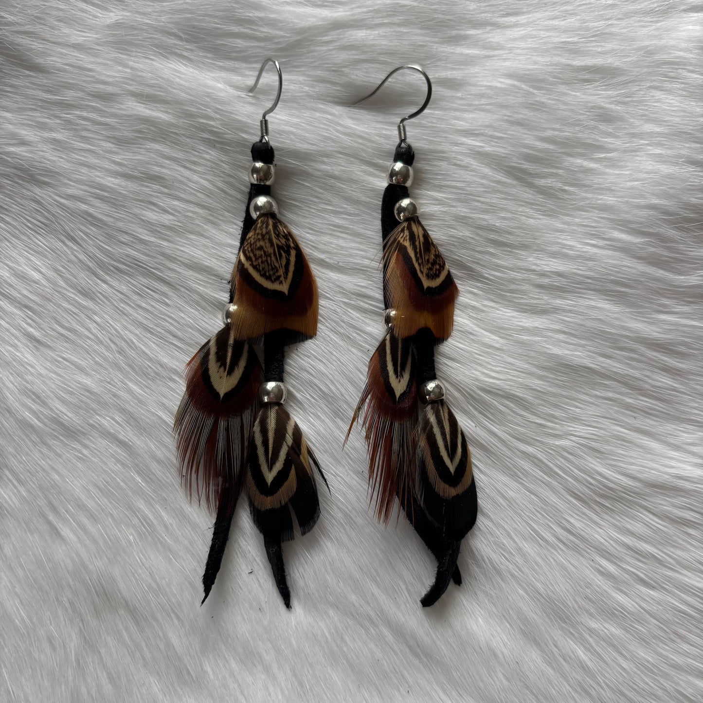 Waterfall Feather Earrings | Rebecca Maracle