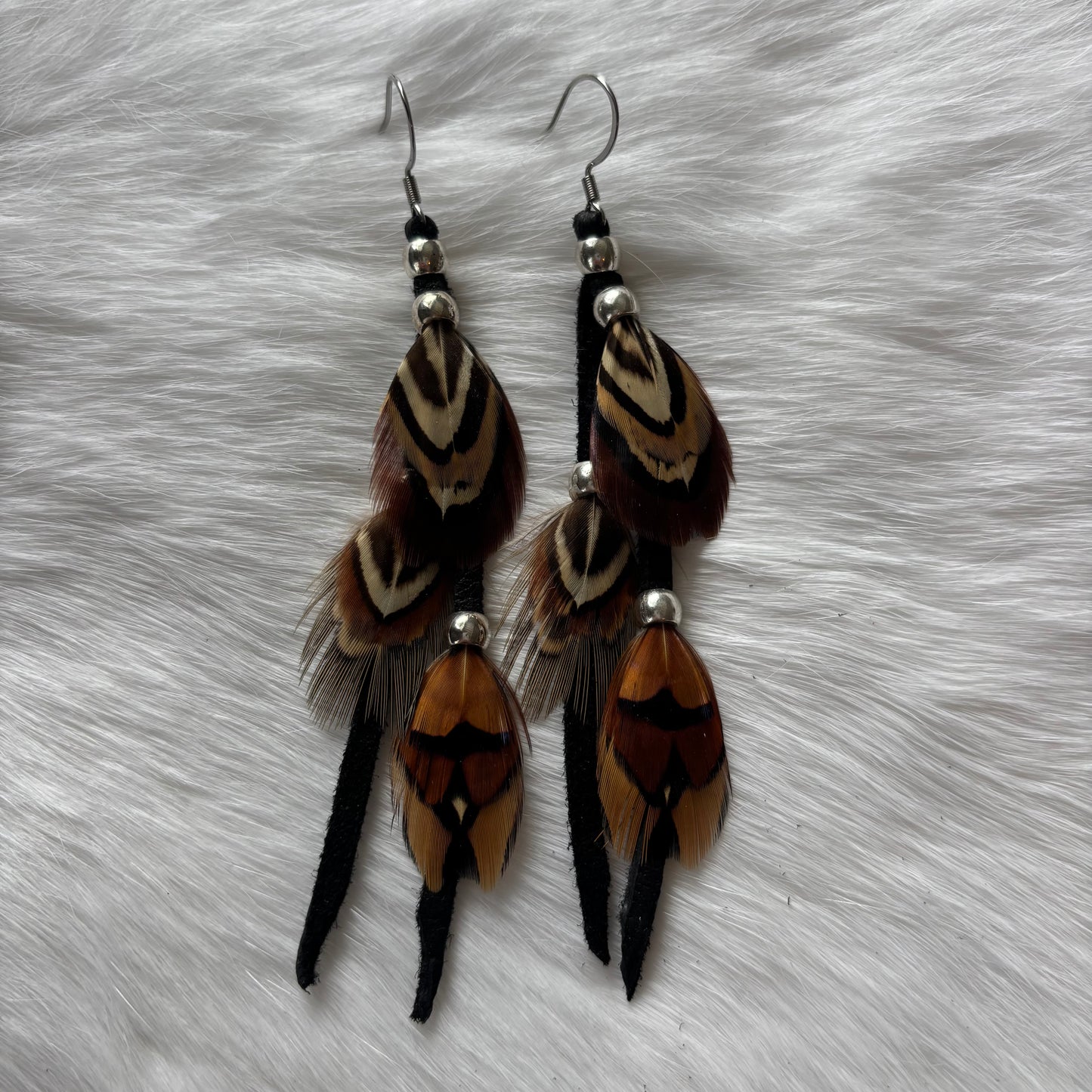 Waterfall Feather Earrings | Rebecca Maracle