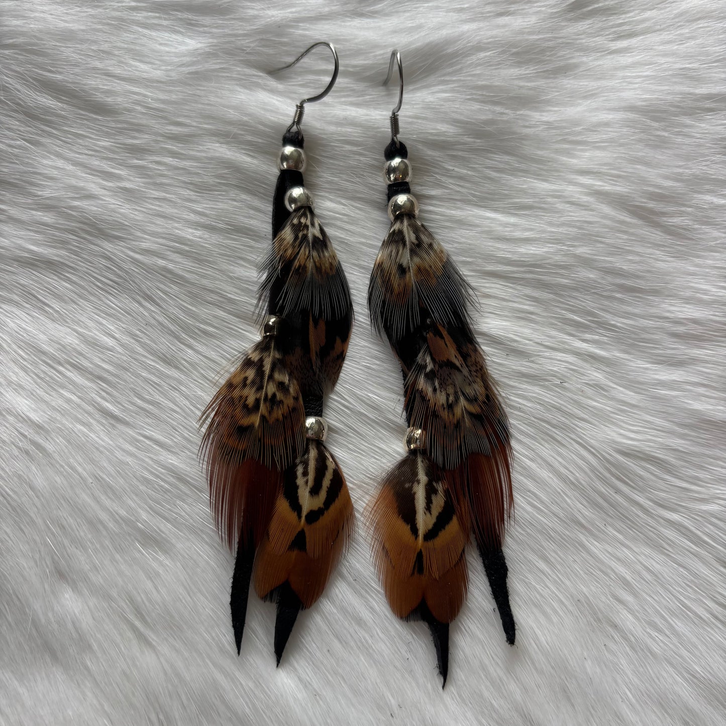Waterfall Feather Earrings | Rebecca Maracle