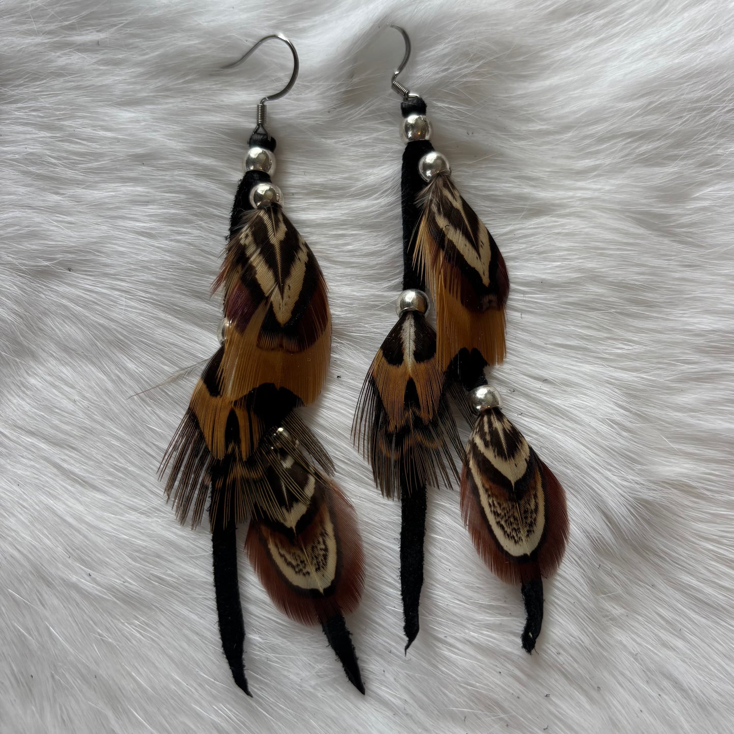 Waterfall Feather Earrings | Rebecca Maracle
