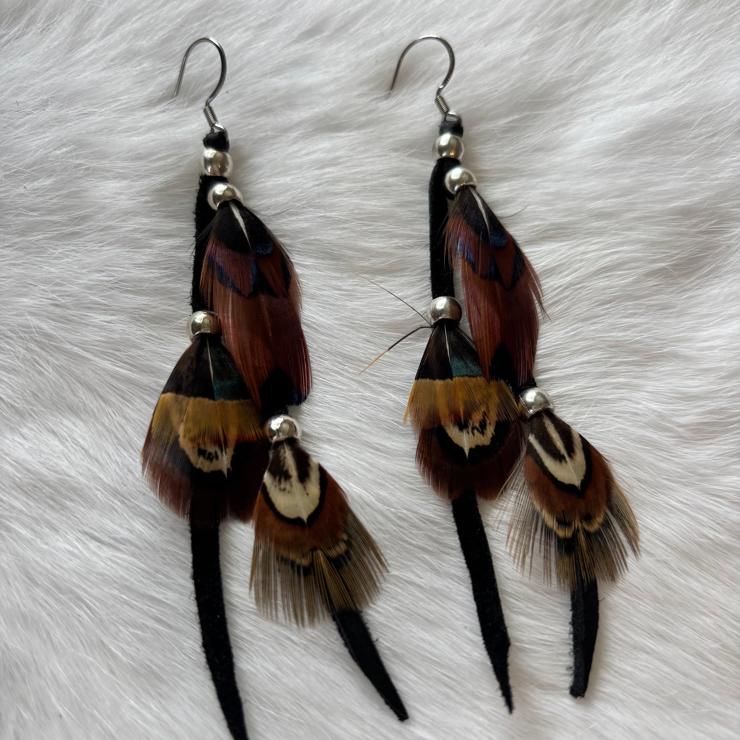 Waterfall Feather Earrings | Rebecca Maracle