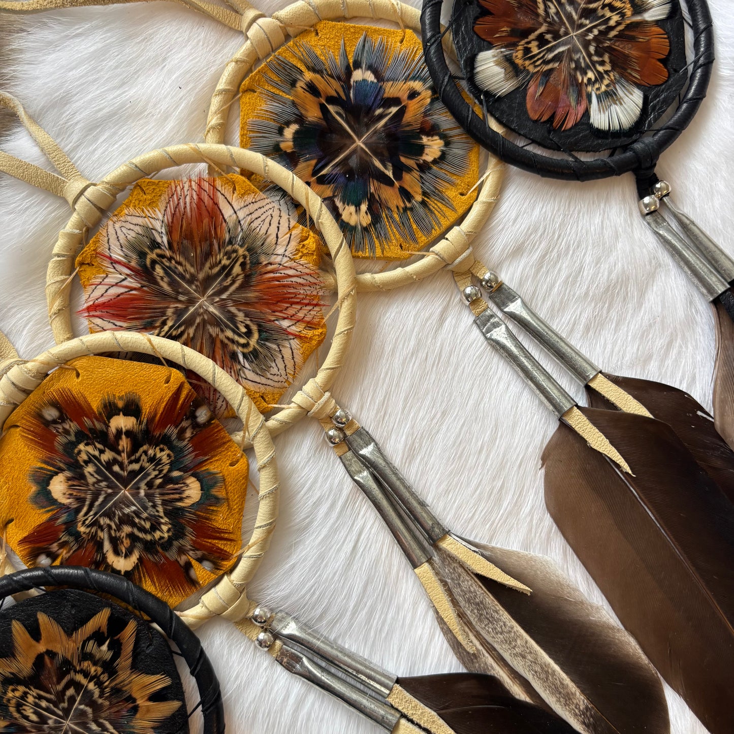 Small Feather Art Medicine Shields | Rebecca Maracle