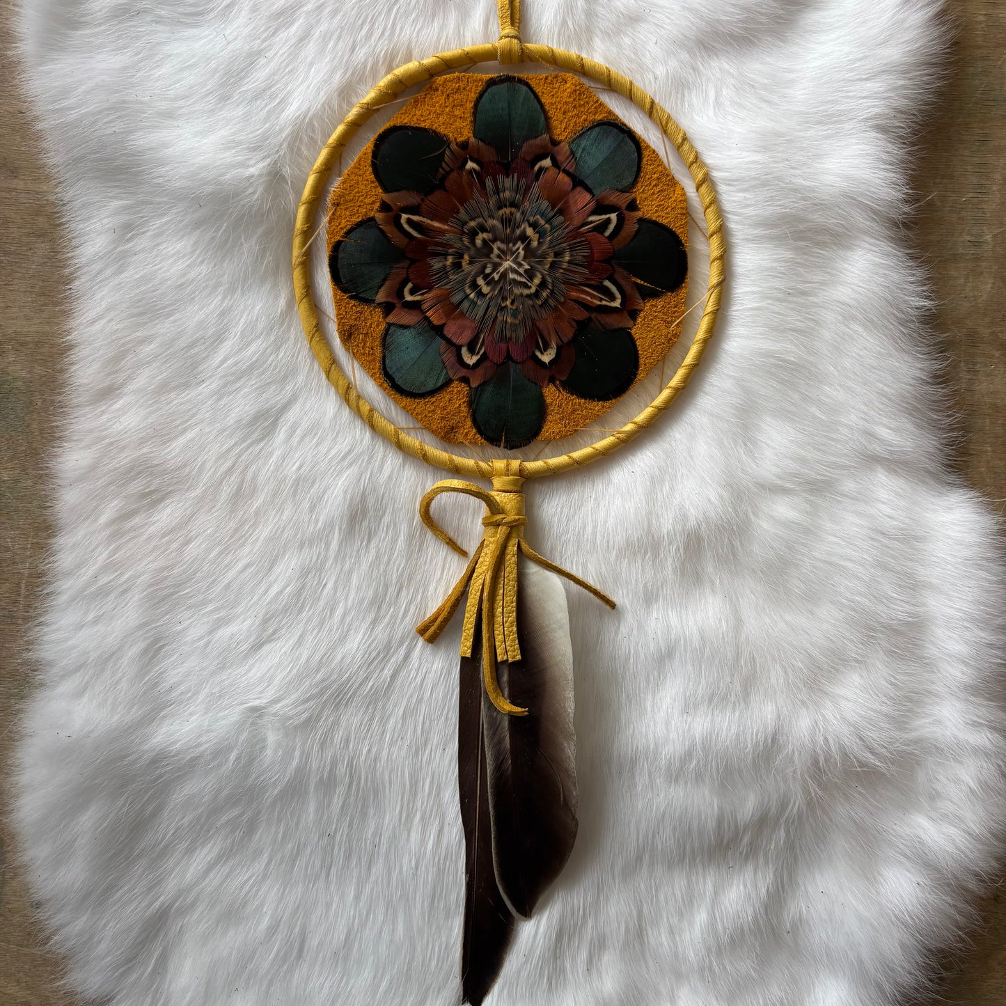Large Feather Art Medicine Shields | Rebecca Maracle