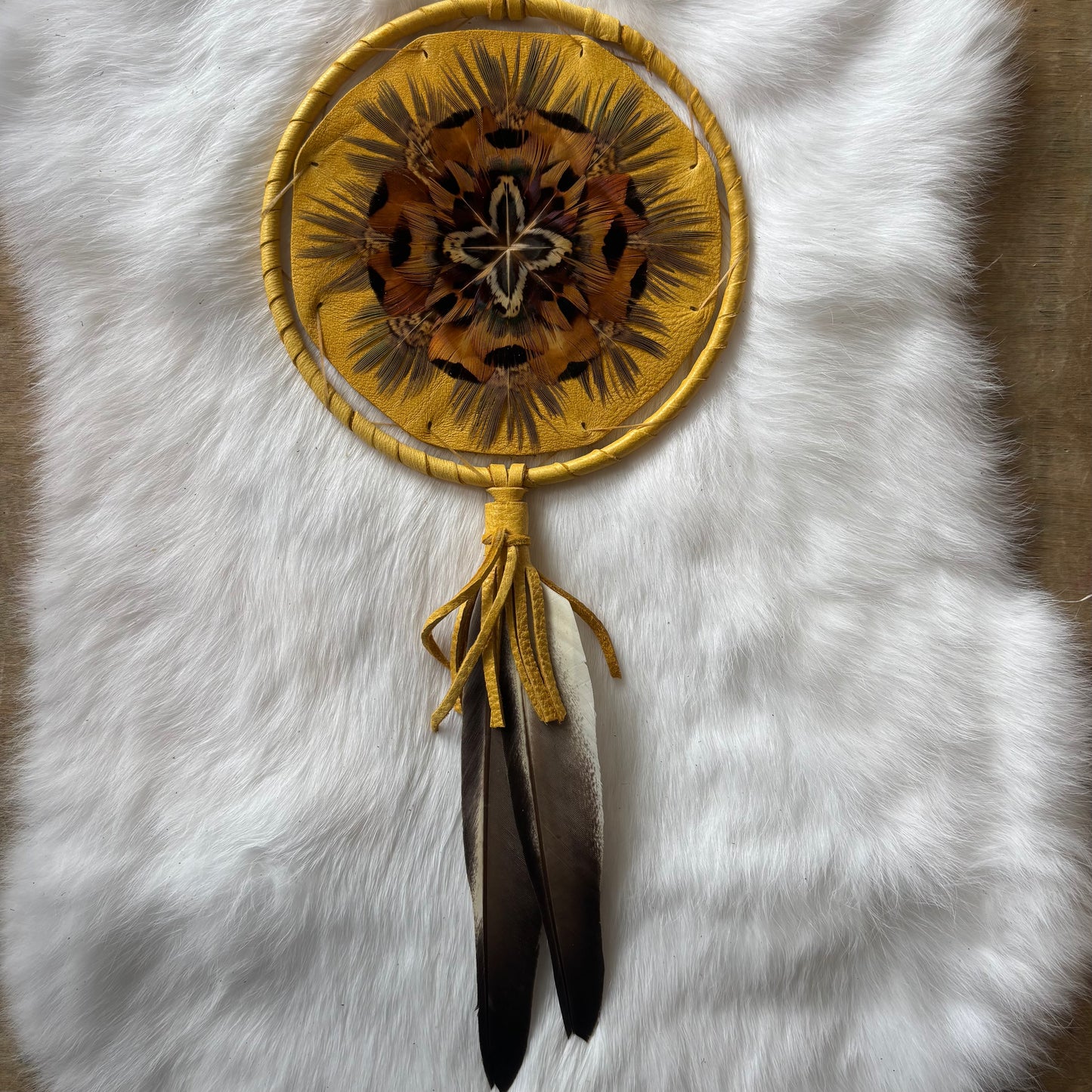 Large Feather Art Medicine Shields | Rebecca Maracle