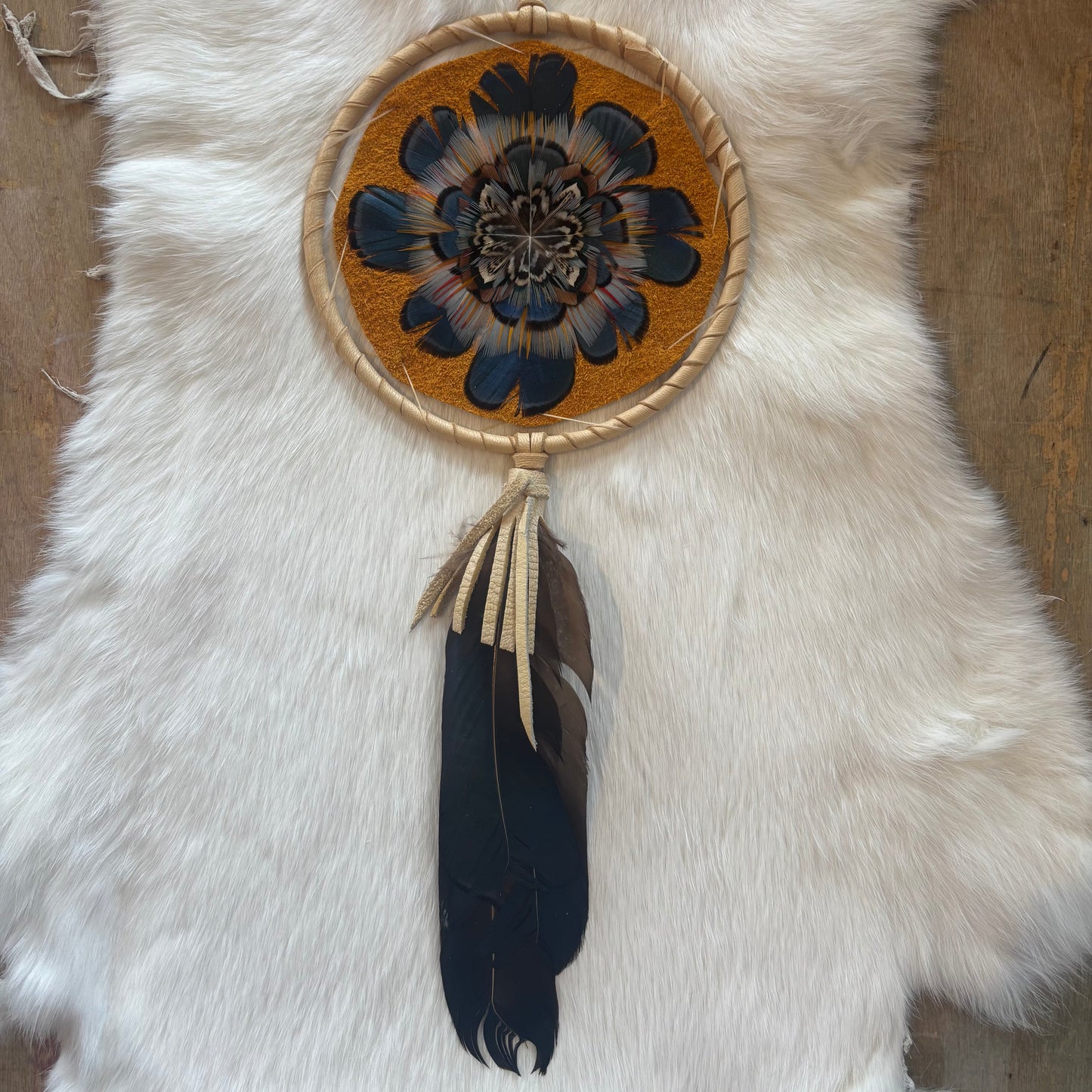Large Feather Art Medicine Shields | Rebecca Maracle