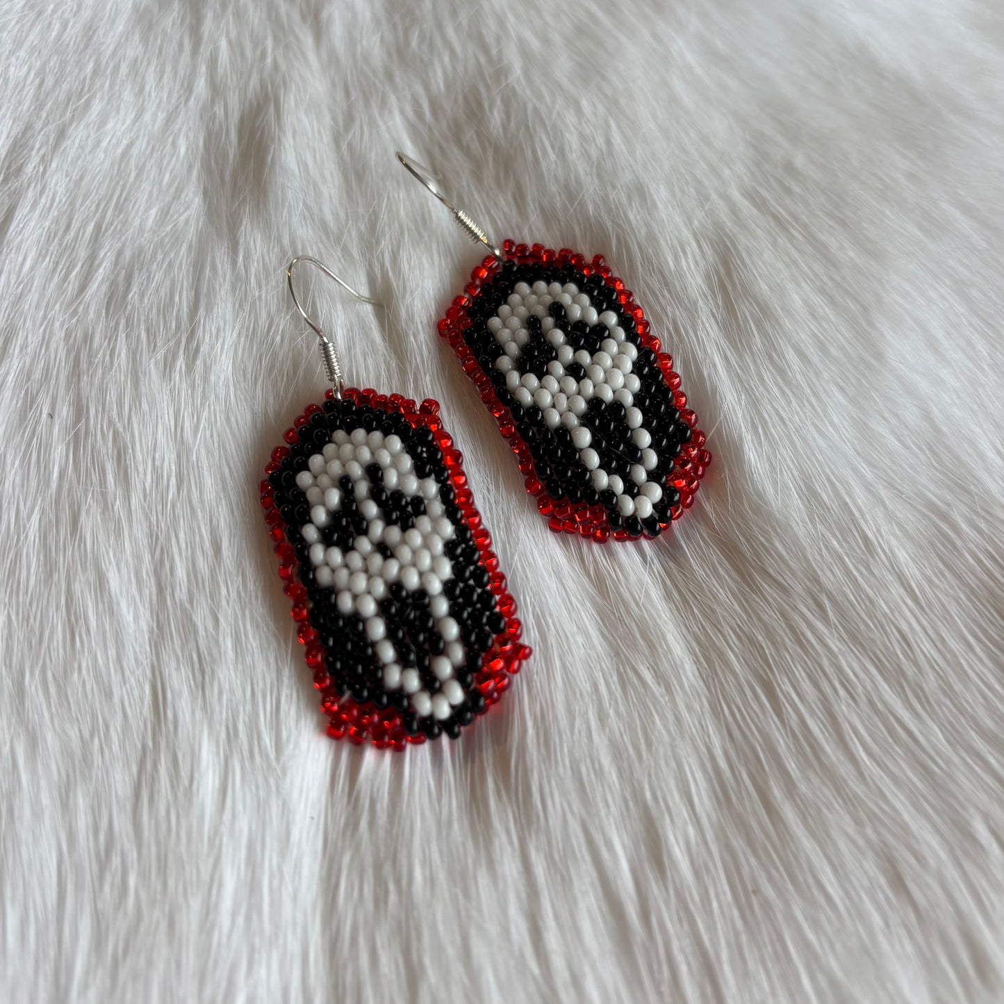 Scream! Beaded Earrings