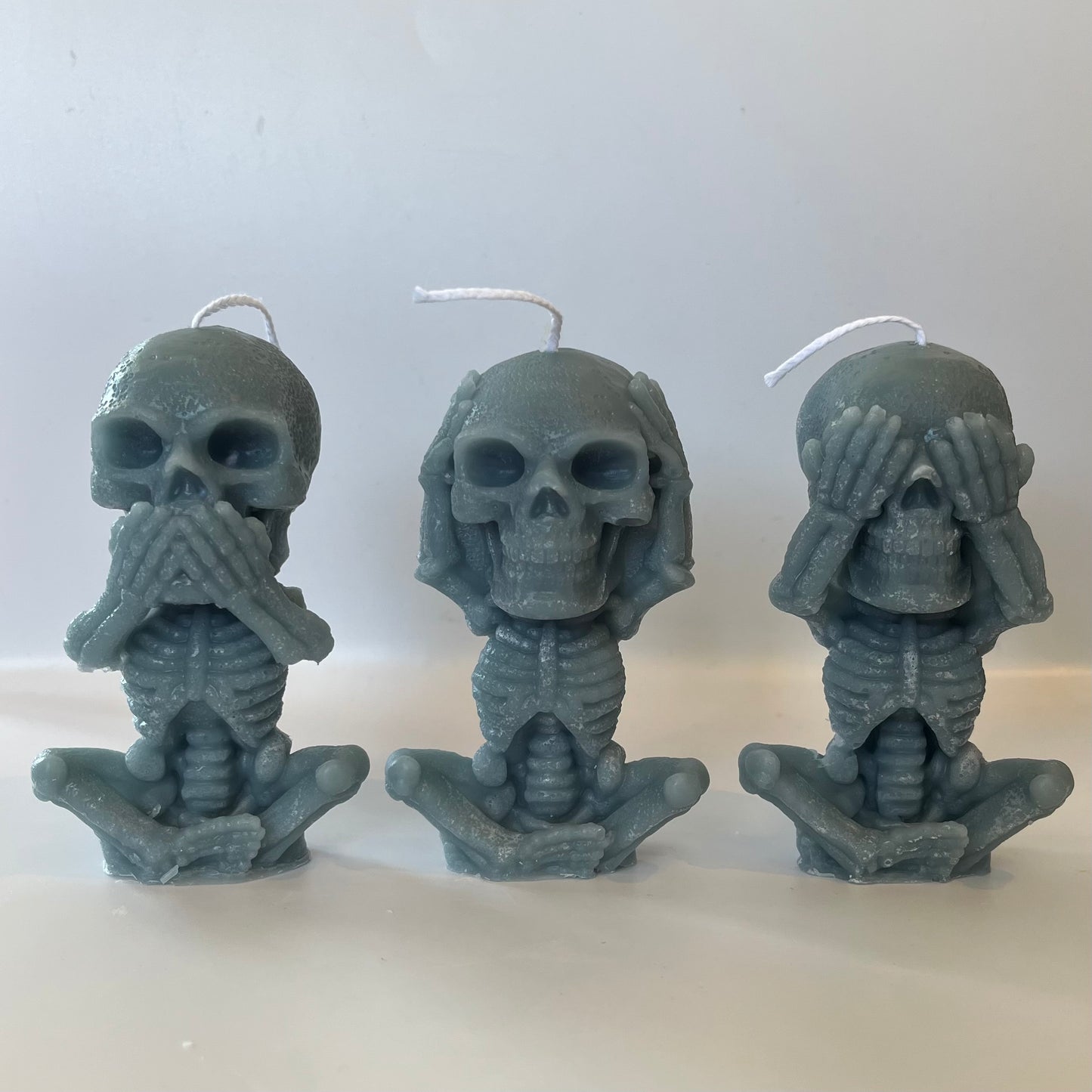 See No Evil, Hear No Evil, Speak No Evil Skeleton Candles
