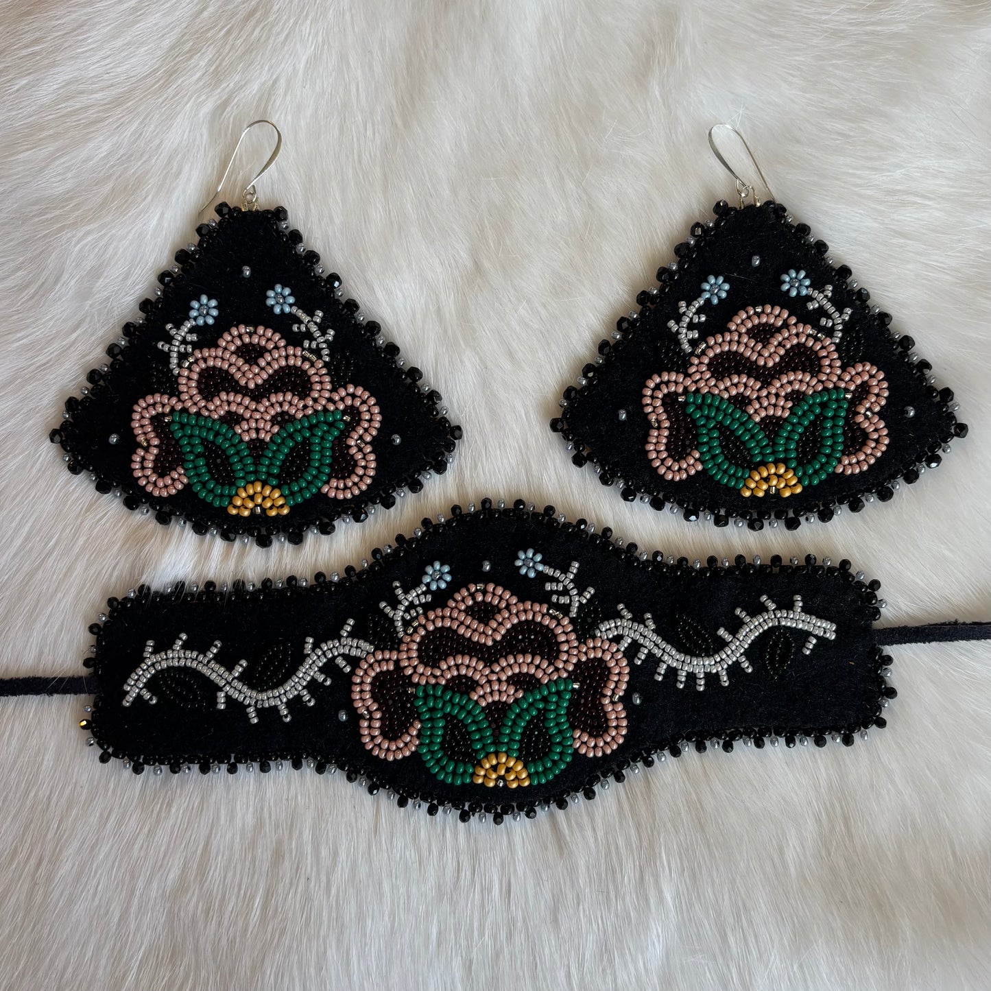 Rose Floral Flat Stitch Set