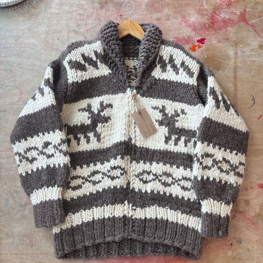 Cowichan Sweater No.C7-02 Deer