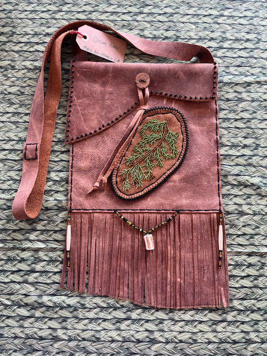 Leather Cedar Side Bag