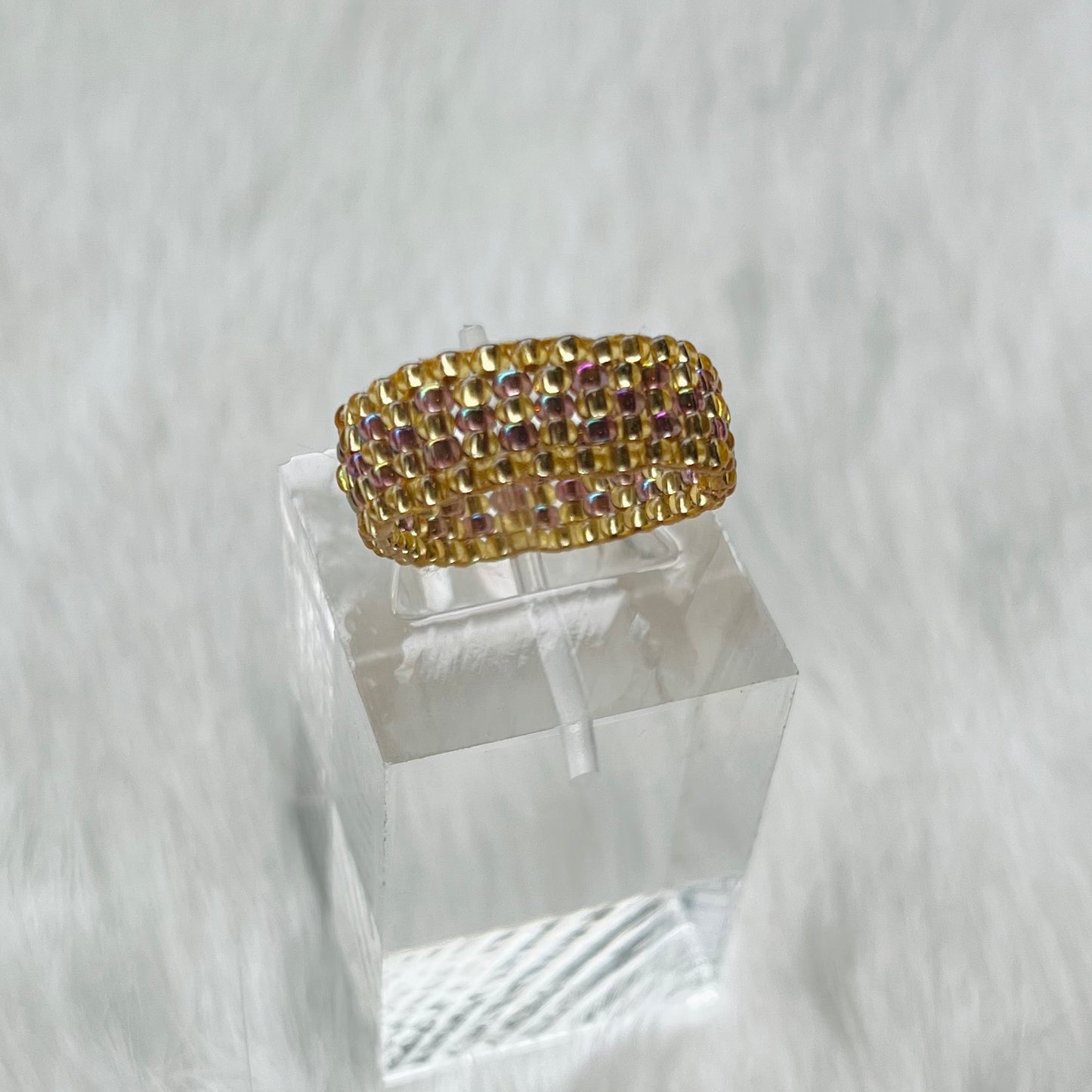 Brick Stitch Rings