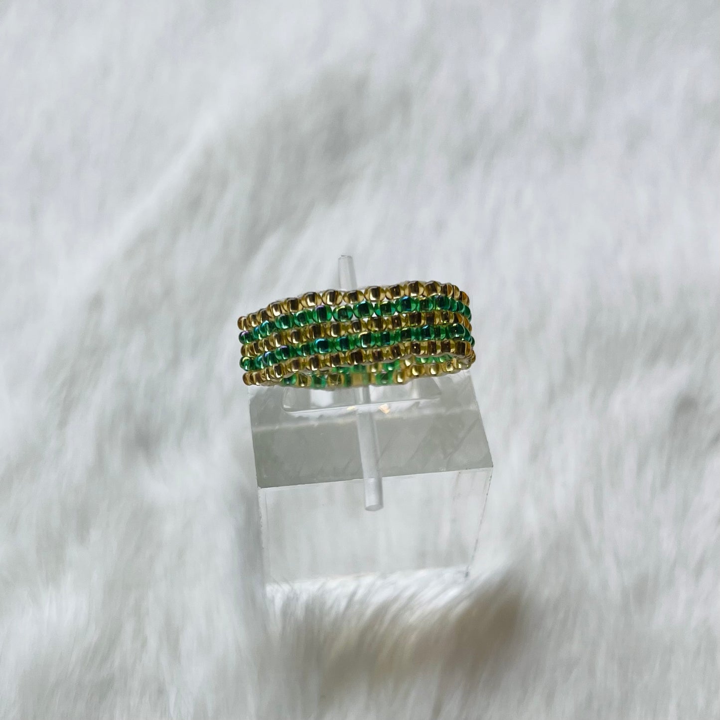 Brick Stitch Rings