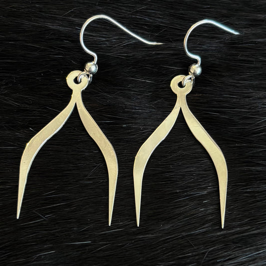 "Gifted" Silver Earrings- Gina Mae Schubert