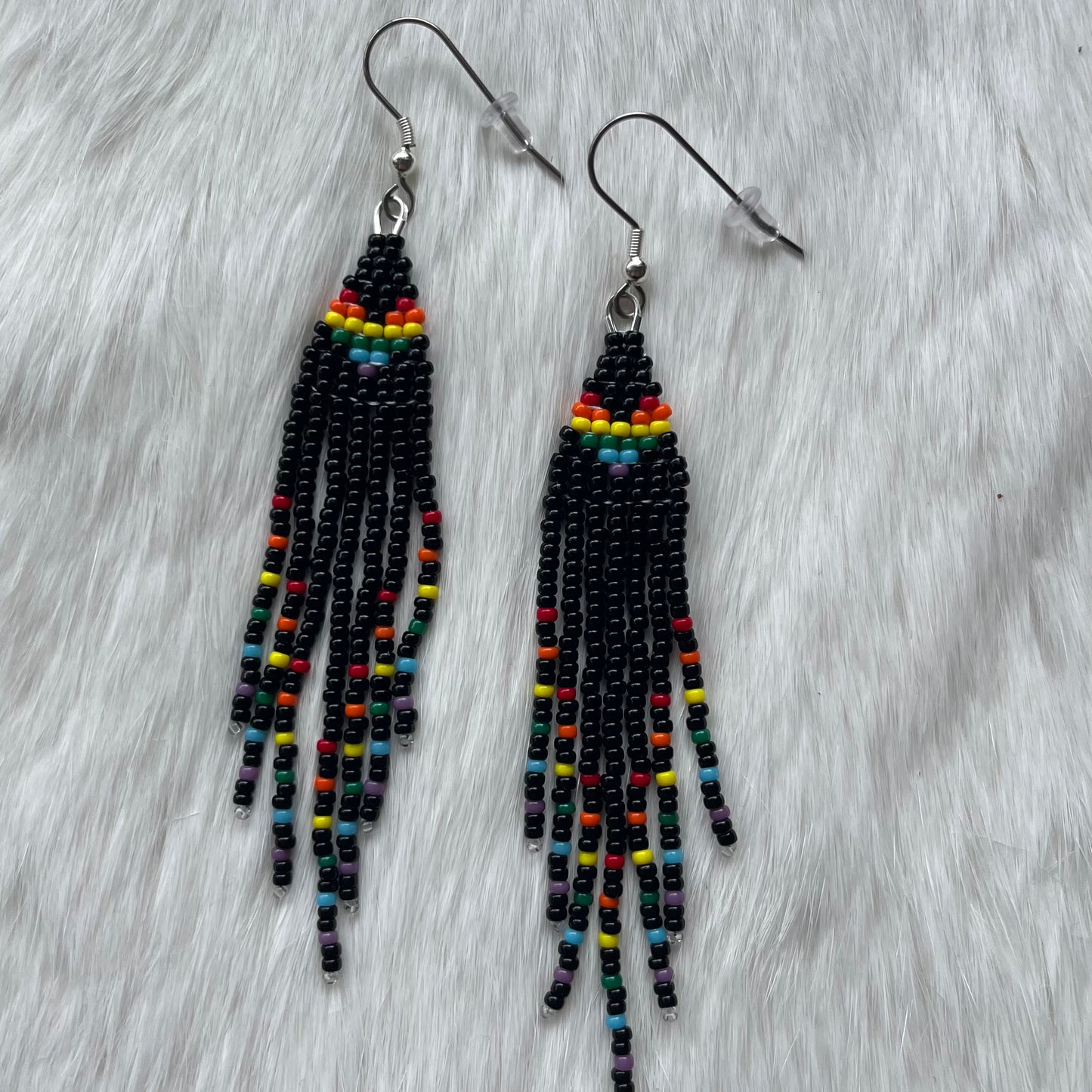Rainbow Heart Fringe- Assorted Colours