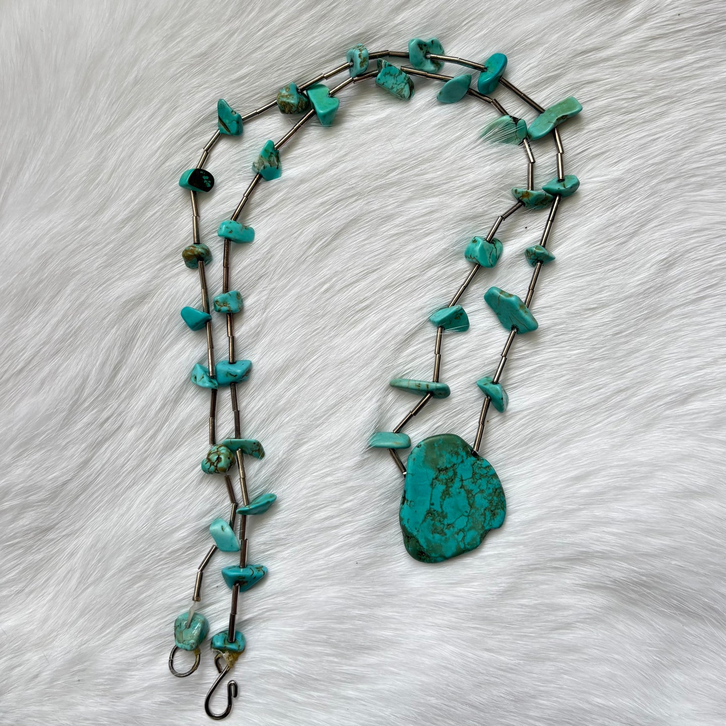 Faux Turquoise Necklace