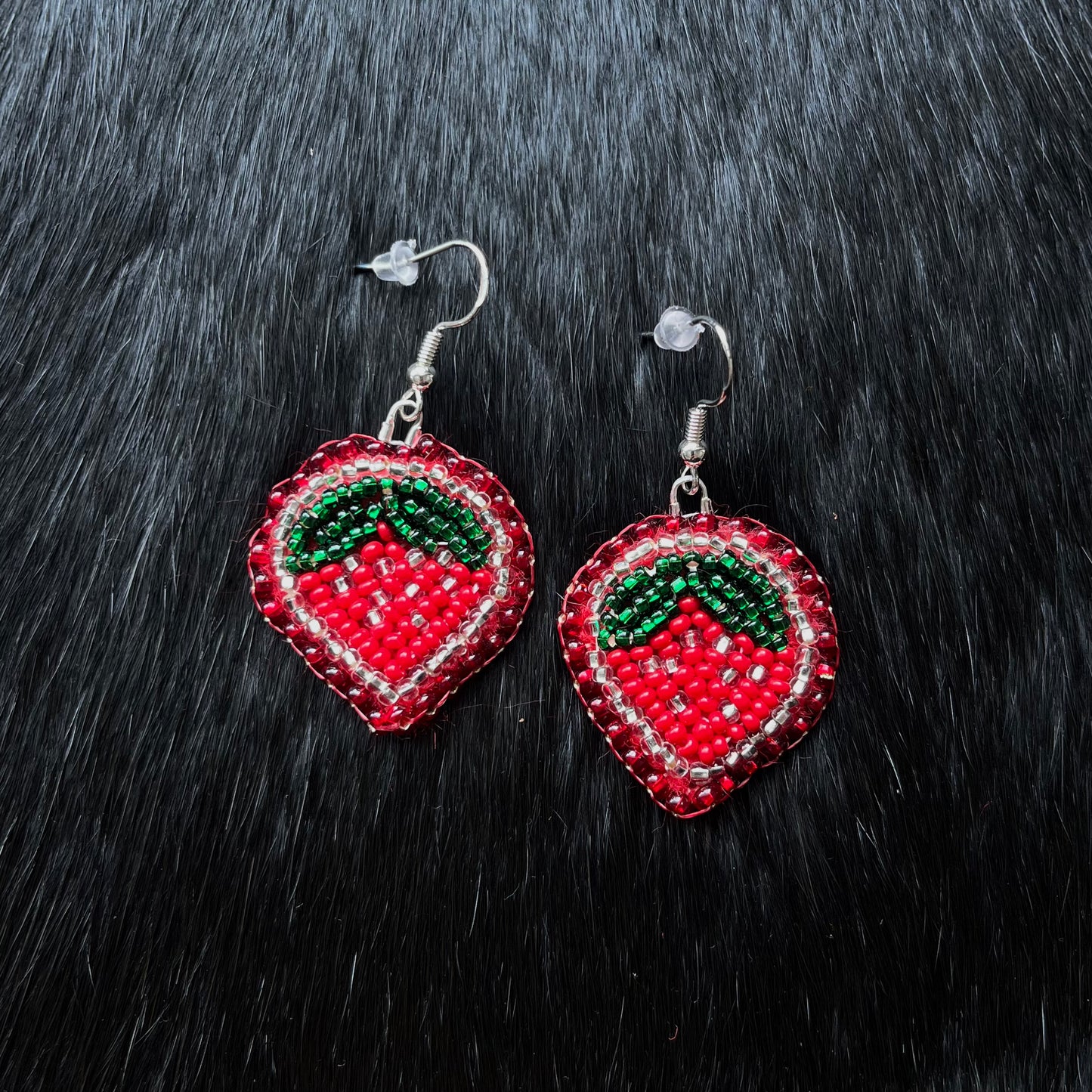Small Strawberry Floral Earrings- Assorted