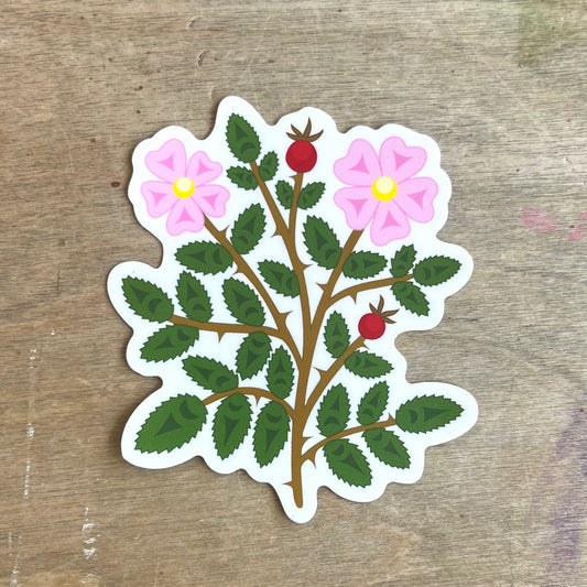 Nootka Rose Coast Salish Stickers