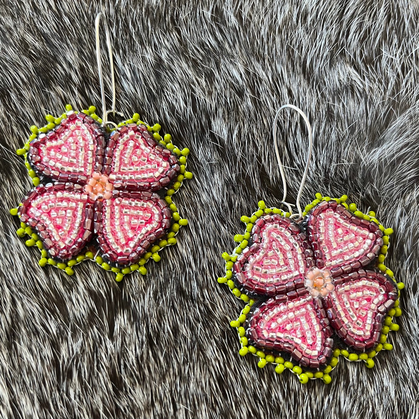 Four Petal Flower Earrings