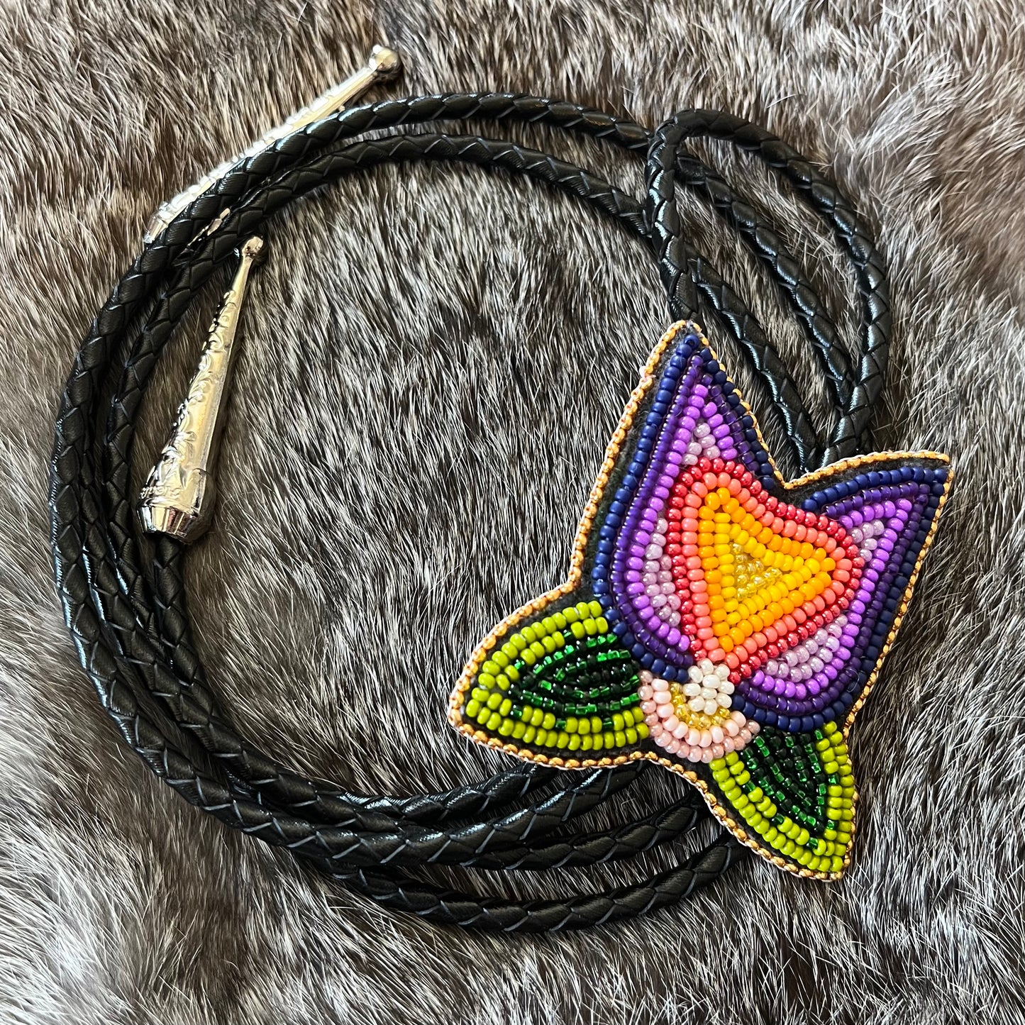 Floral Bolo Tie