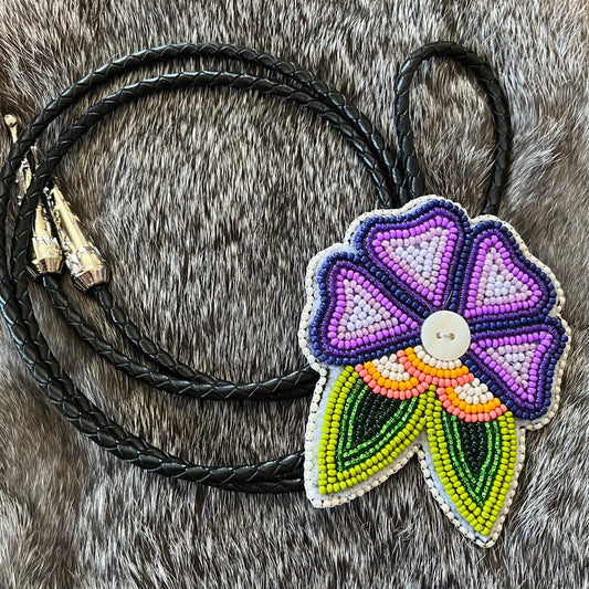 Four Petal Bolo Tie