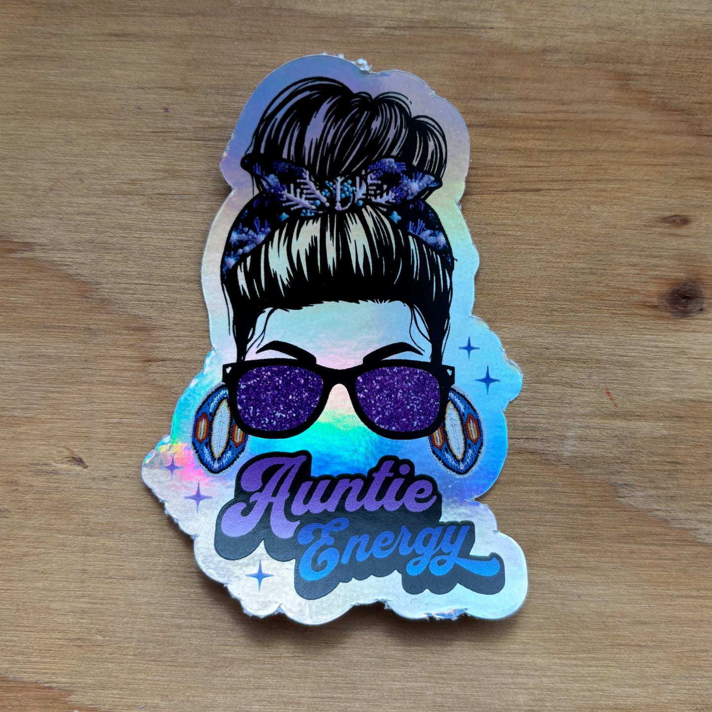Auntie Energy Sticker