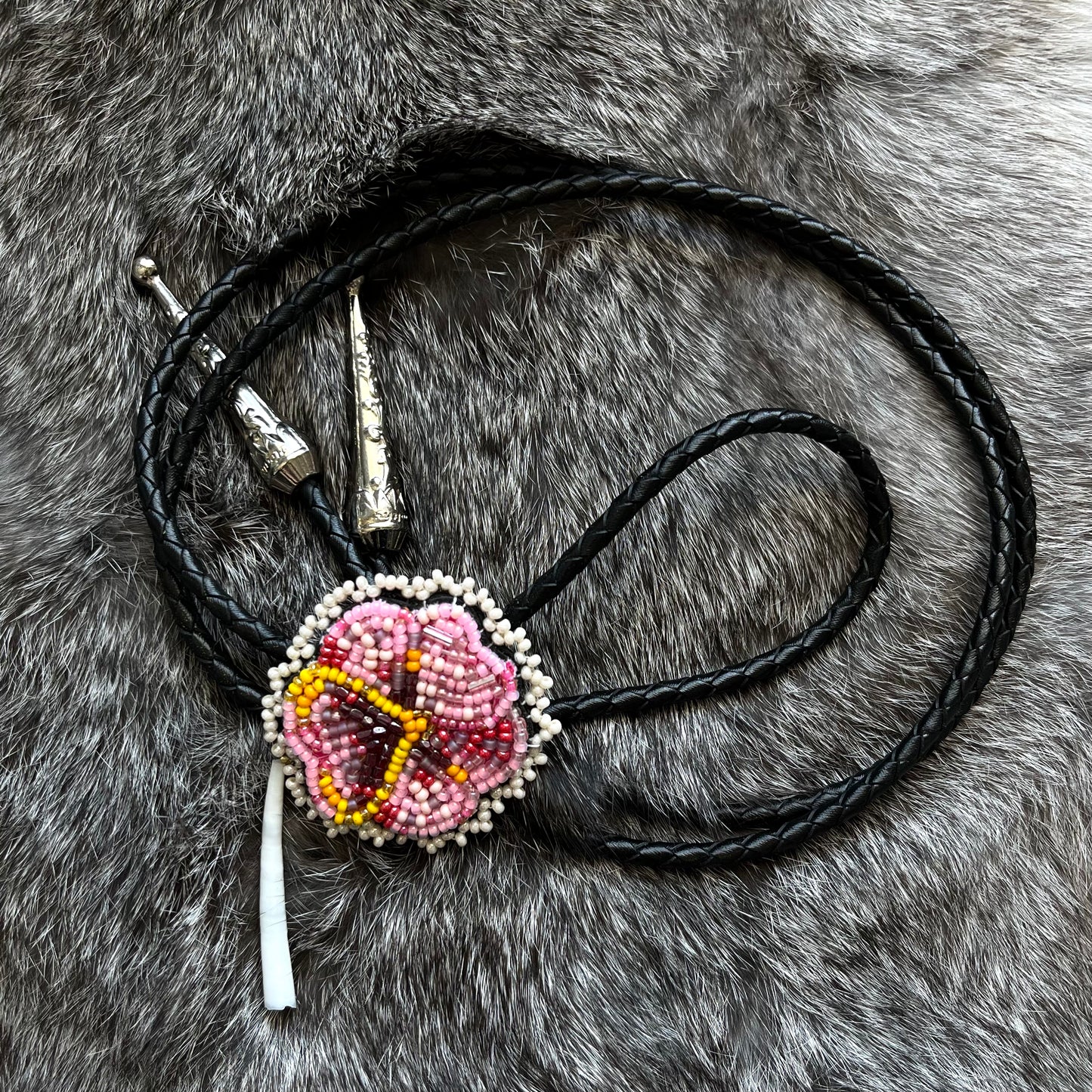 Pansy Bolo Tie