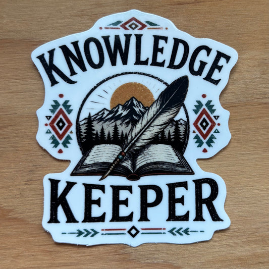 Knowledge Keeper Sticker