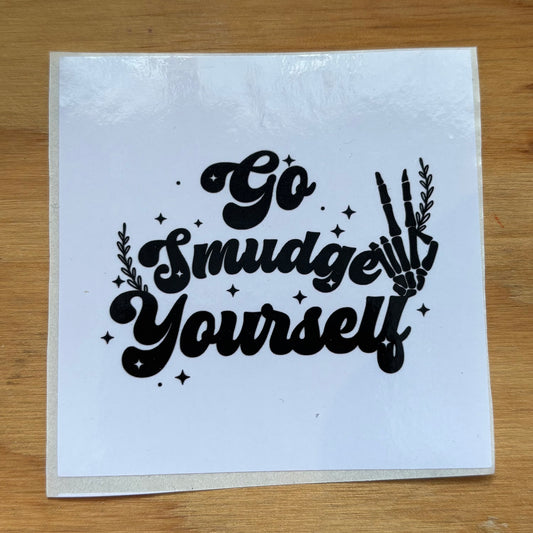 Smudge Yourself Sticker