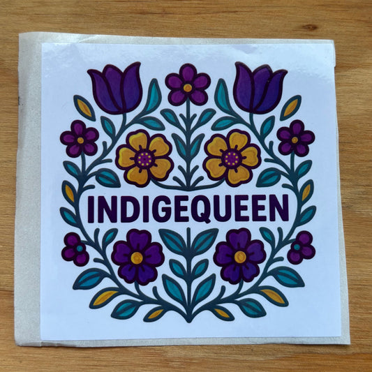 Indigequeen Sticker