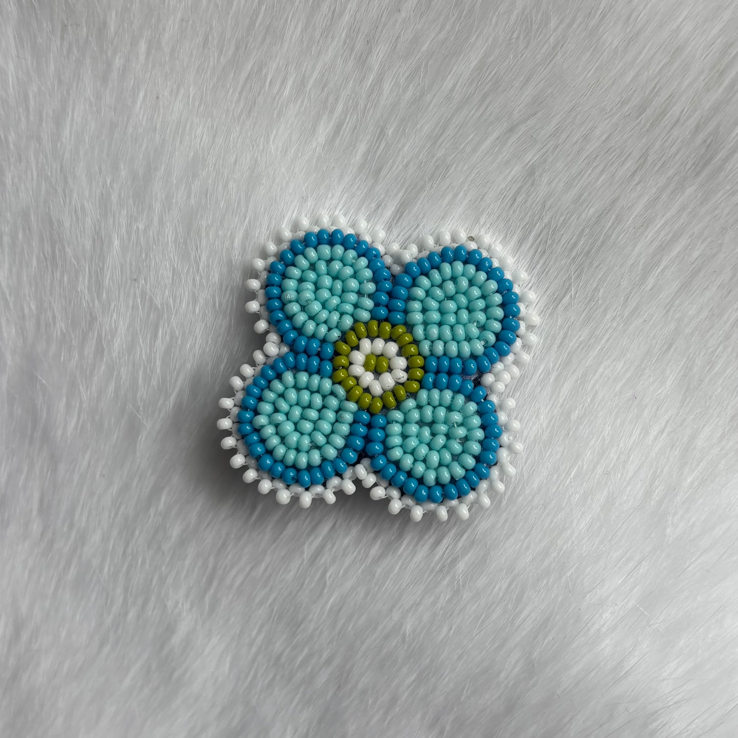 Blue Flower Pin