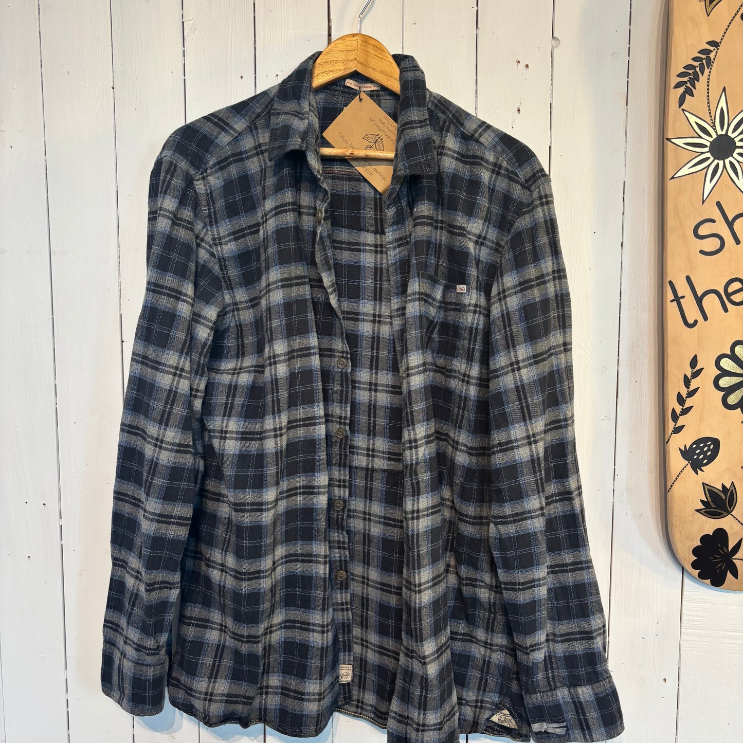 Métis Salmon Printed Button Up Jackets - Plaid Size XXL
