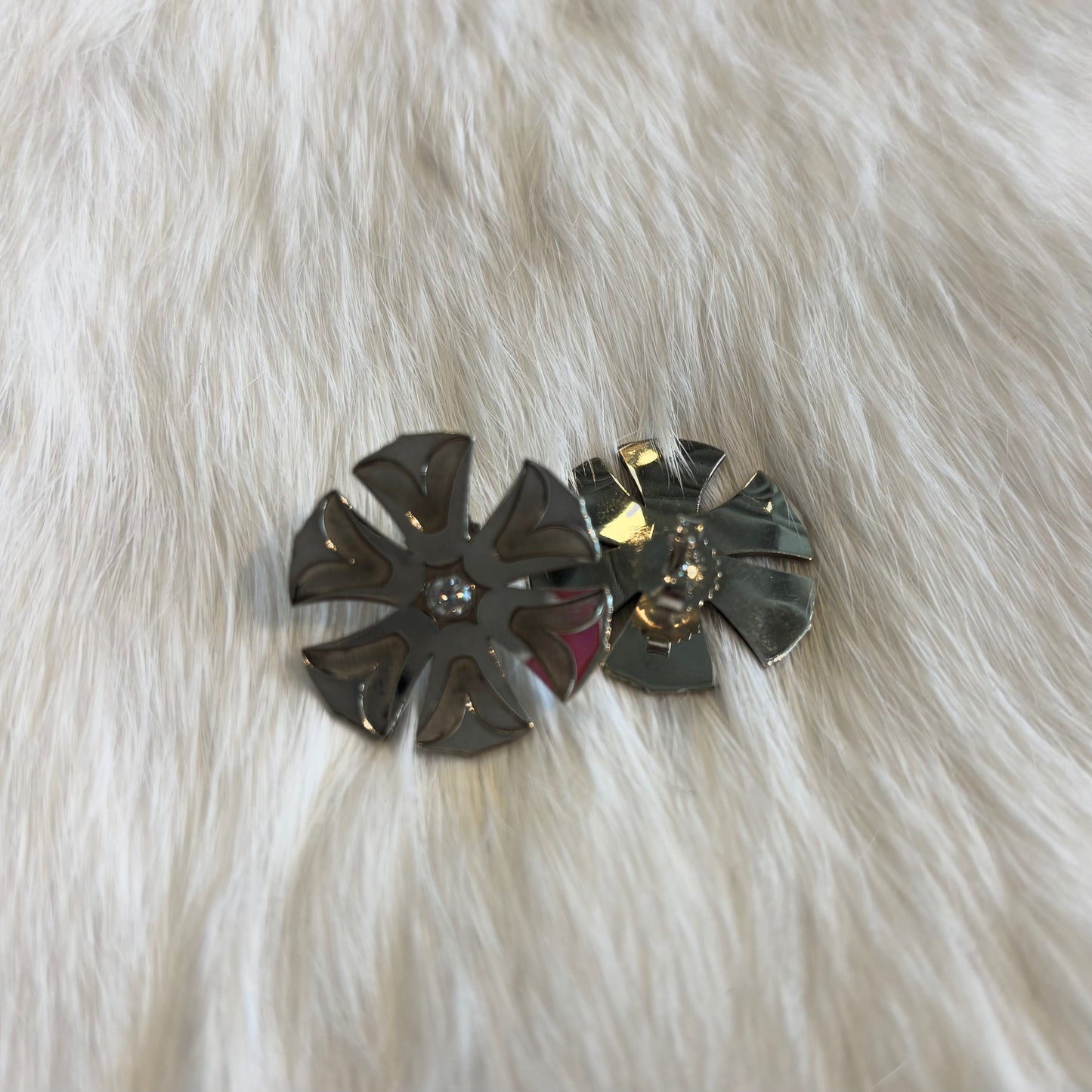 "Haida Flower" Silver Stud Earrings - Gina Mae Schubert