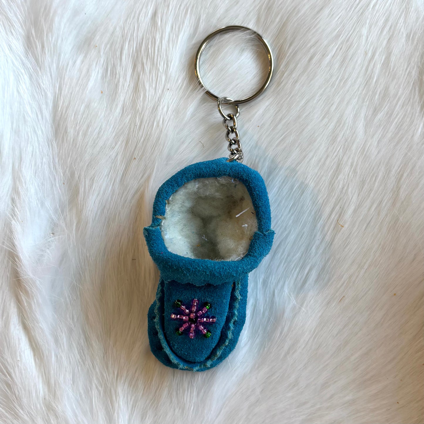 Floral Moccasins Keychains - Various Colours