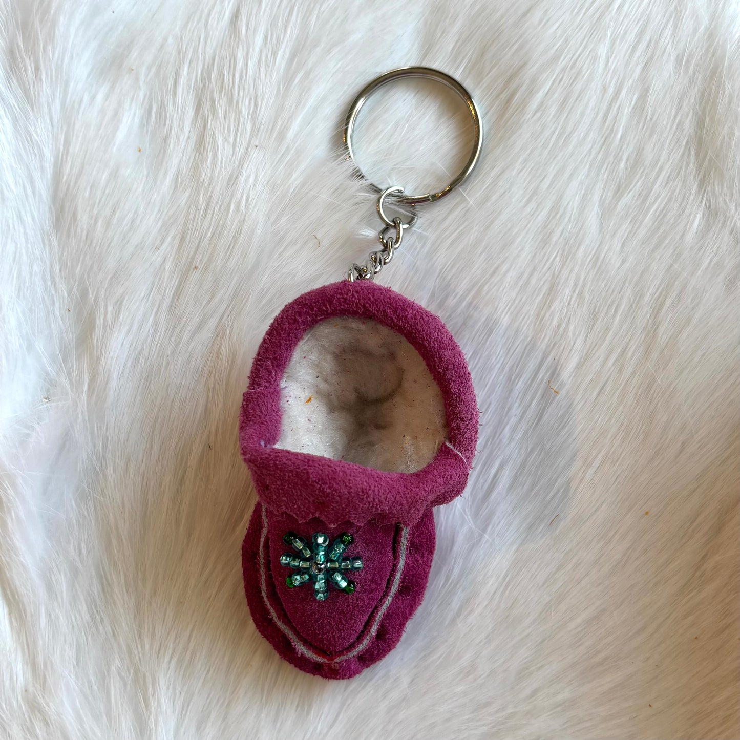 Floral Moccasins Keychains - Various Colours