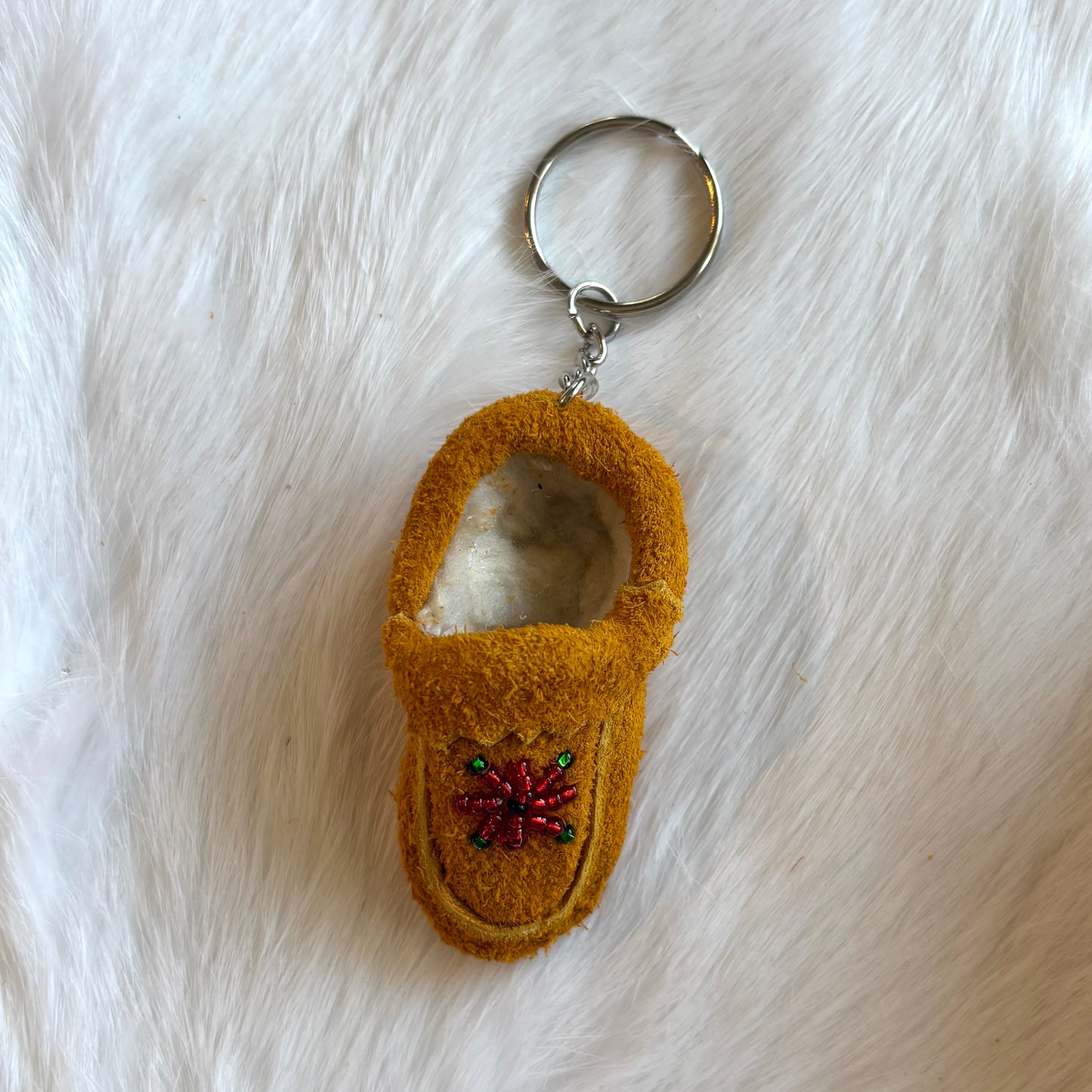 Floral Moccasins Keychains - Various Colours