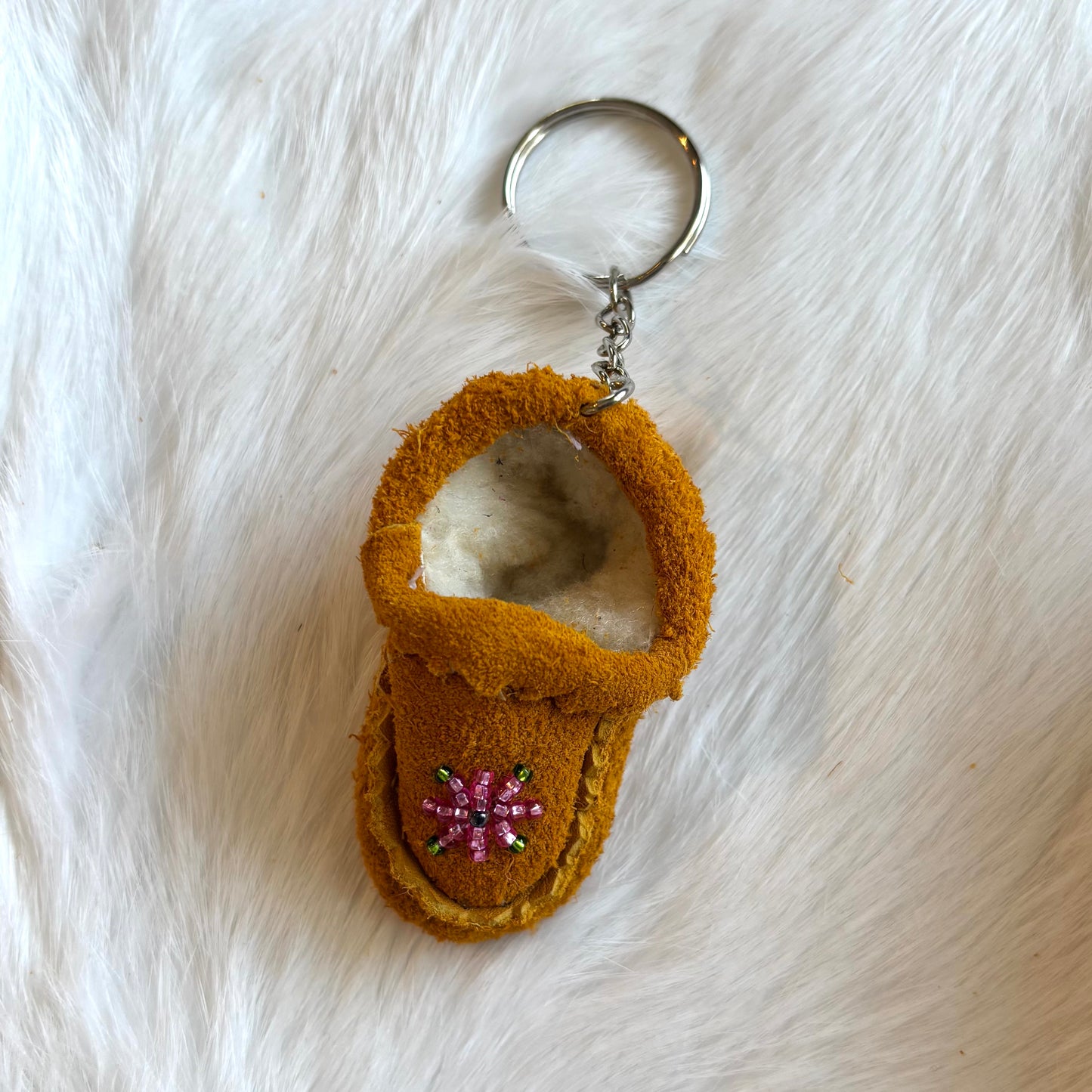Floral Moccasins Keychains - Various Colours