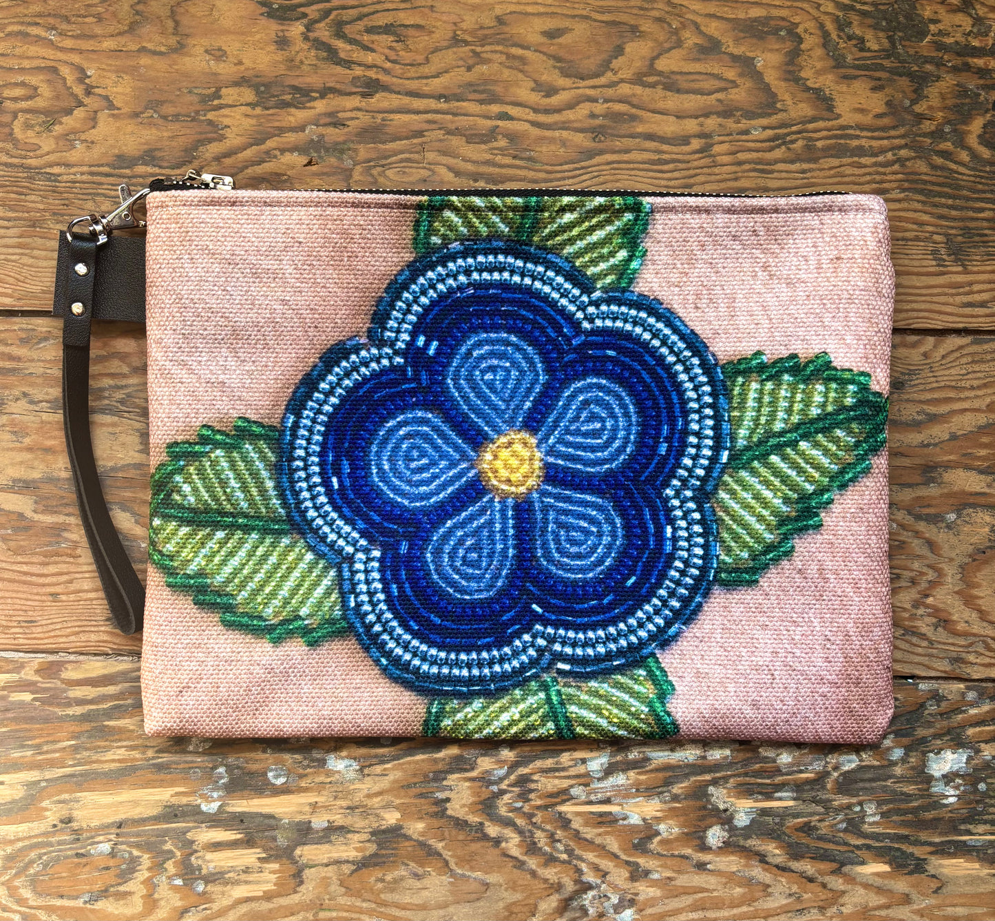 Flower Beadwork Design Carry All Bag