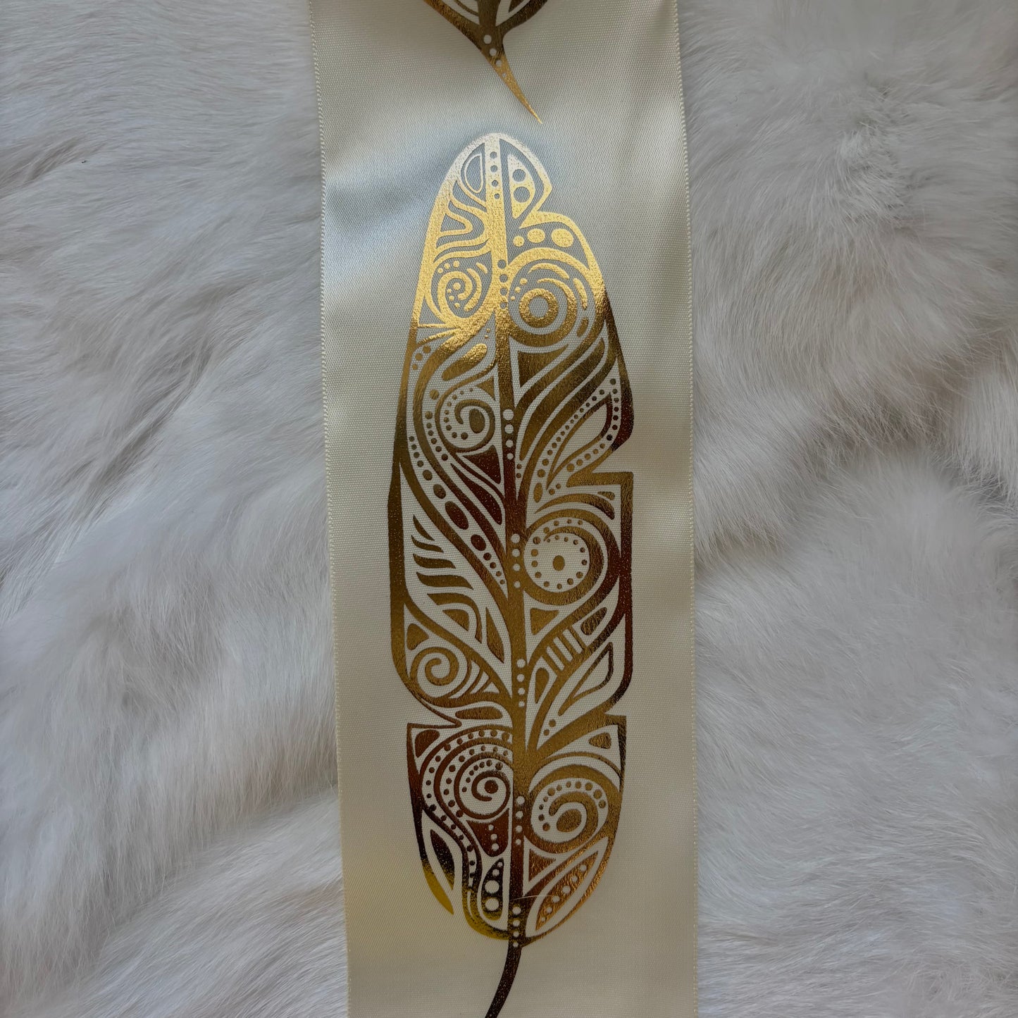 3" Feather Ribbon (various colours)