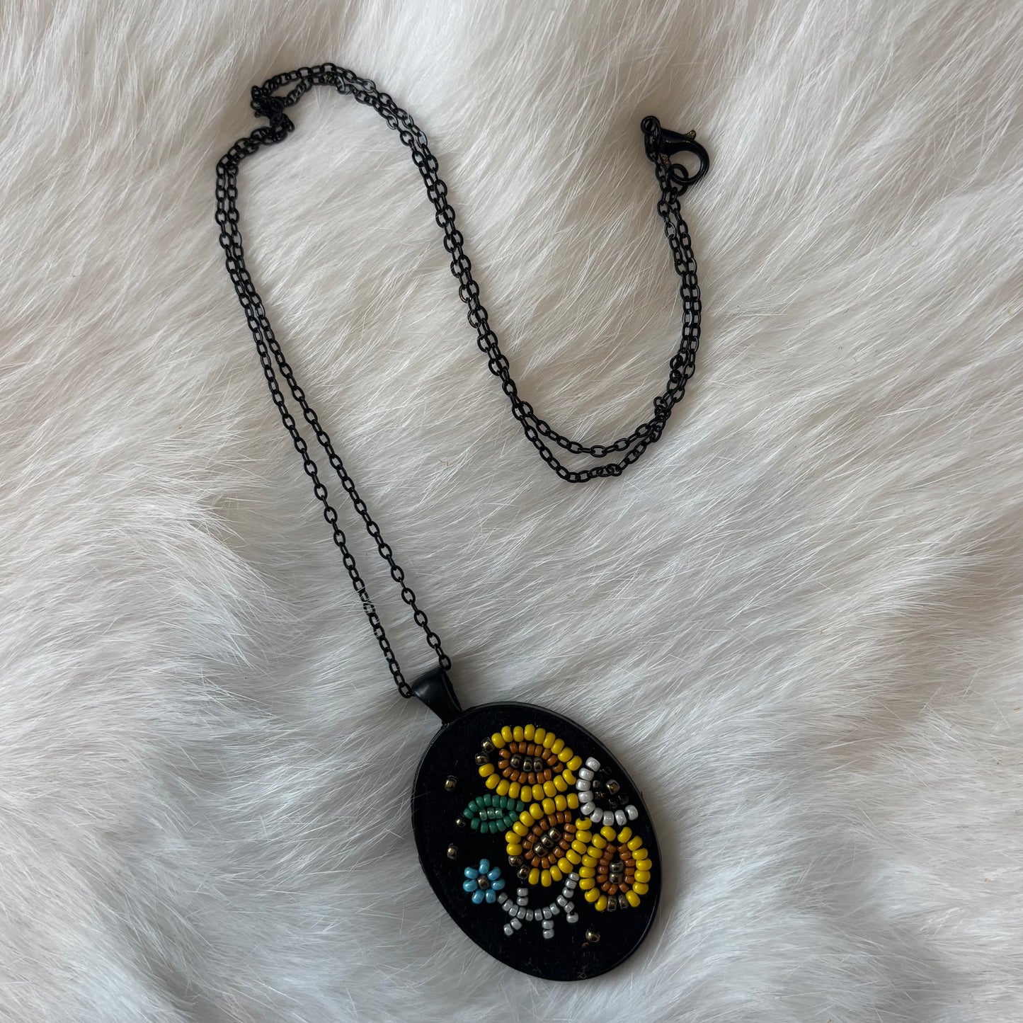 Floral Beaded Necklace
