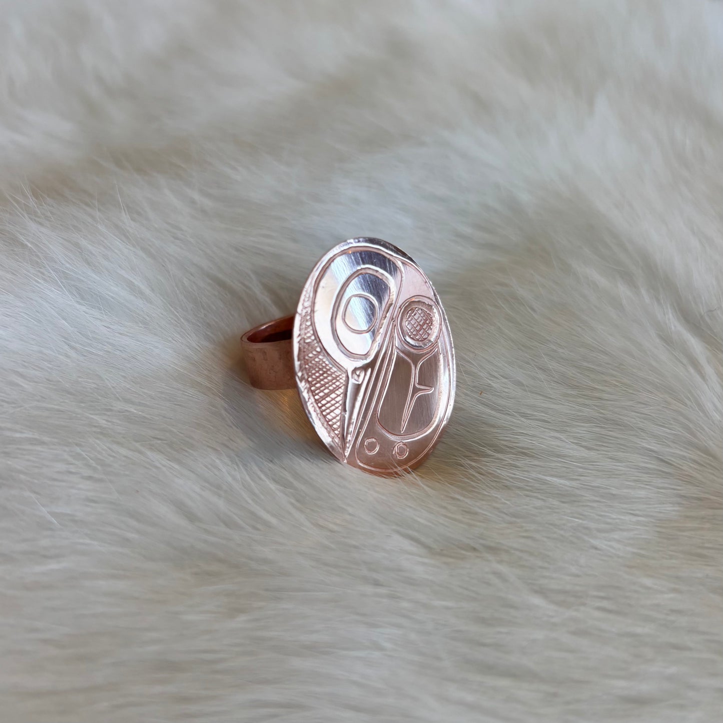 Hummingbird Copper Ring | Size 9