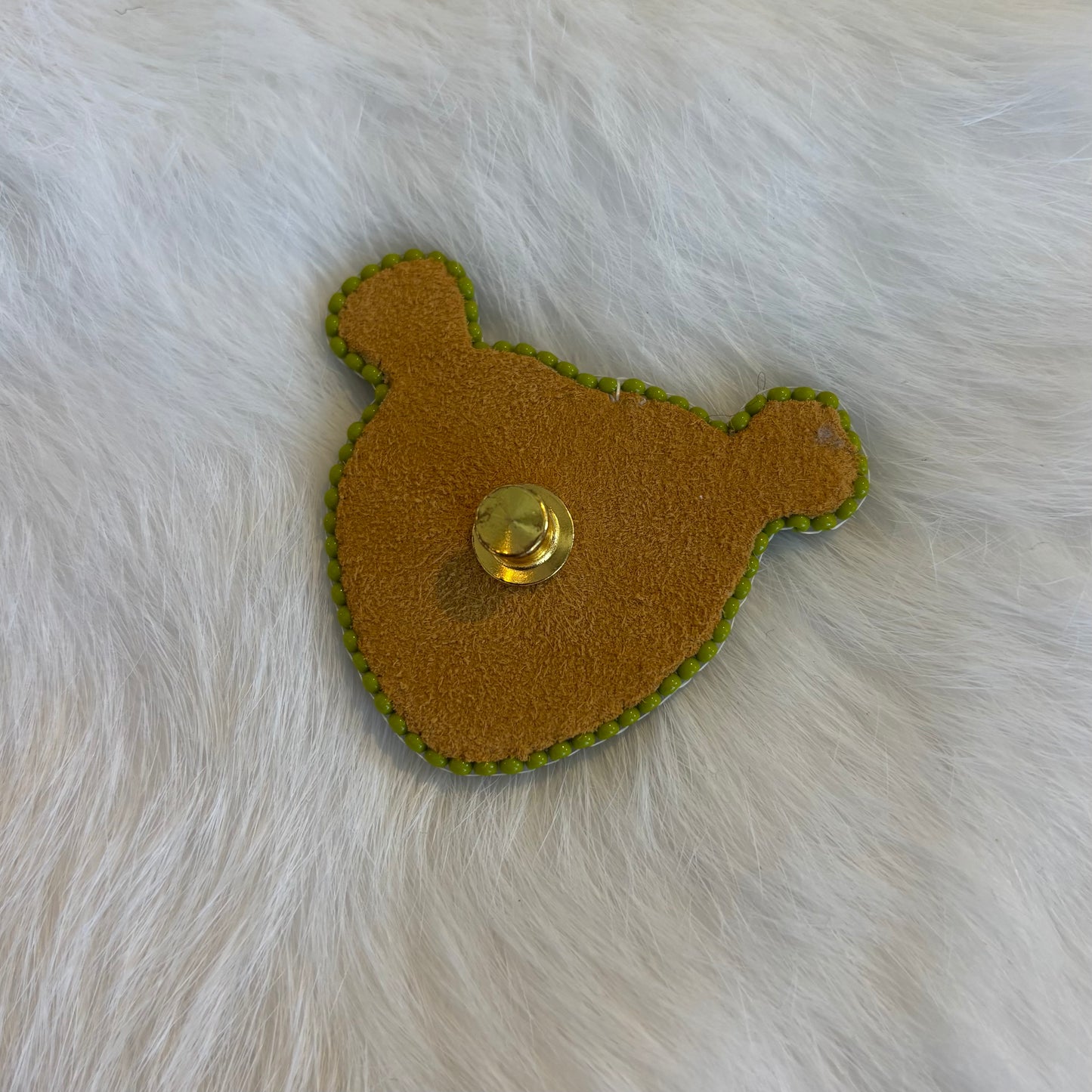 Beaded Shrek Pin