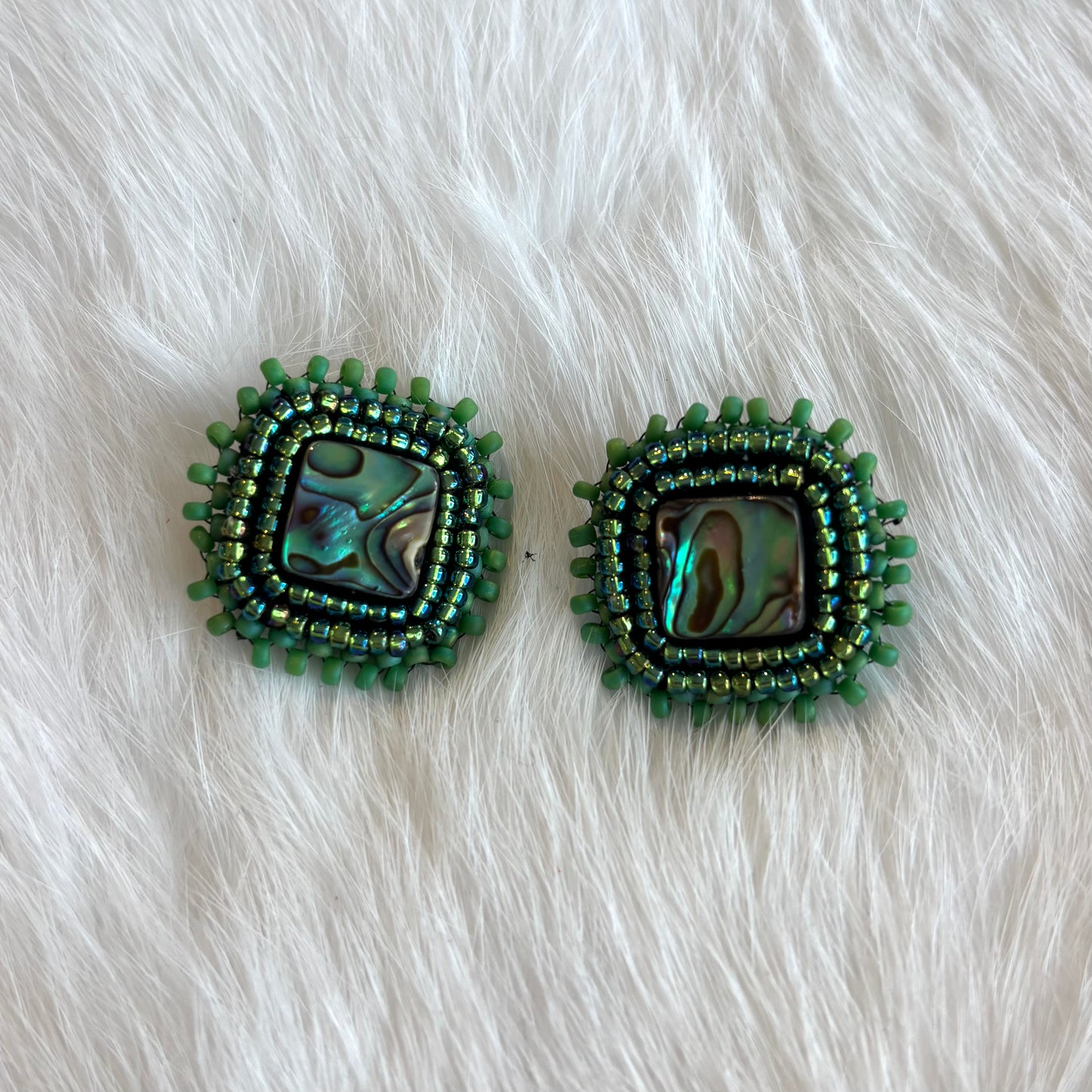 Abalone Stud Earrings