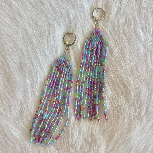 Multi-Colour Delica Earrings