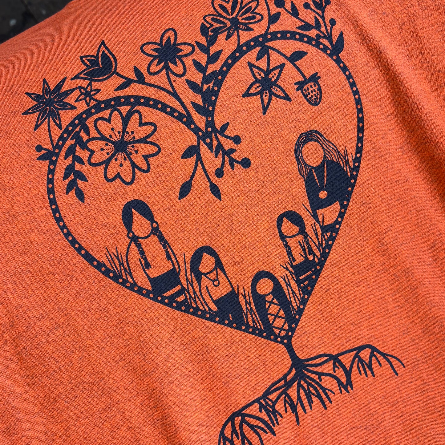 Aunty Collective Orange Shirts