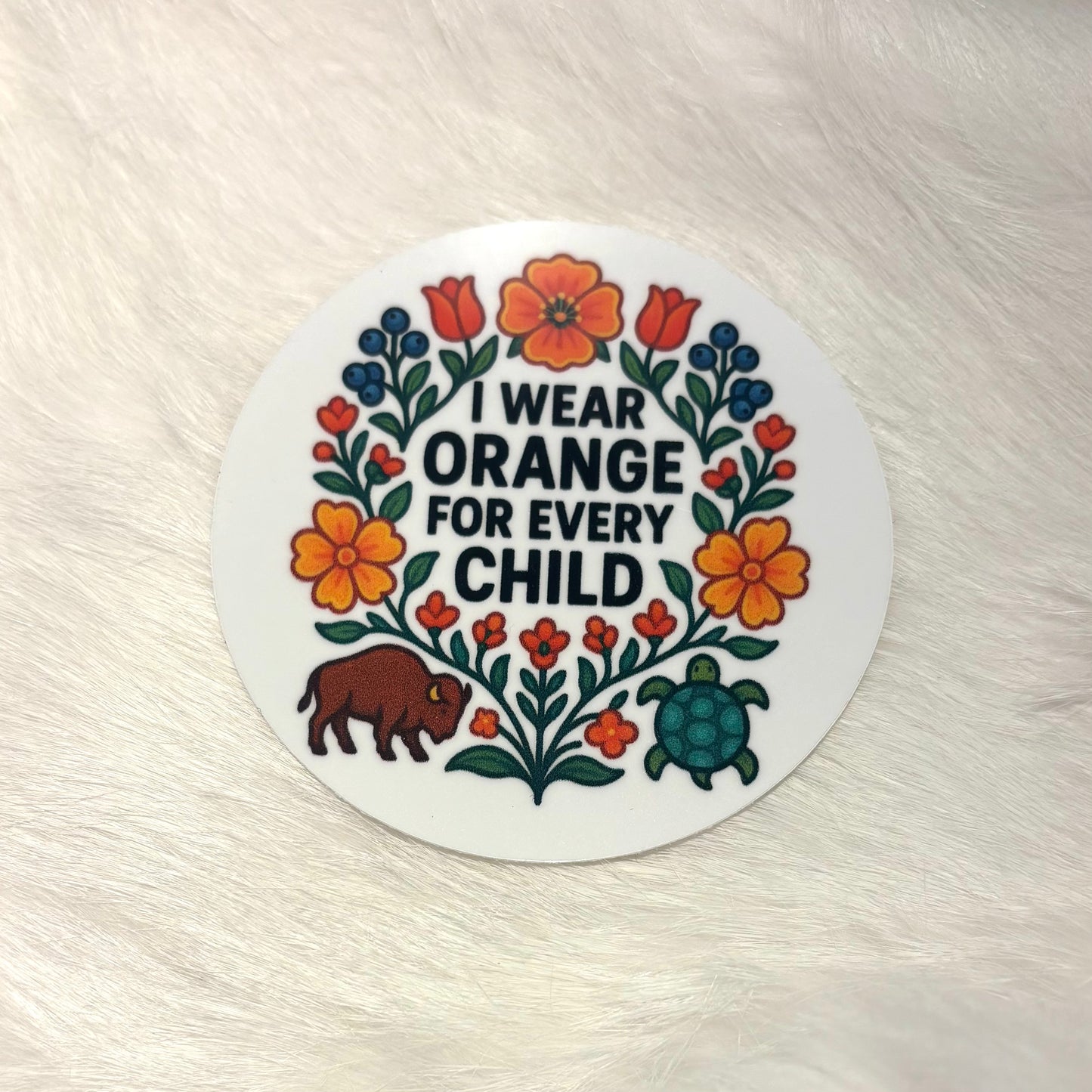 "I Wear Orange For Every Child" Sticker