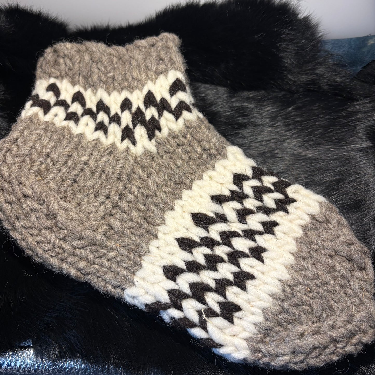 Cowichan Knit Slippers - Various Patterns