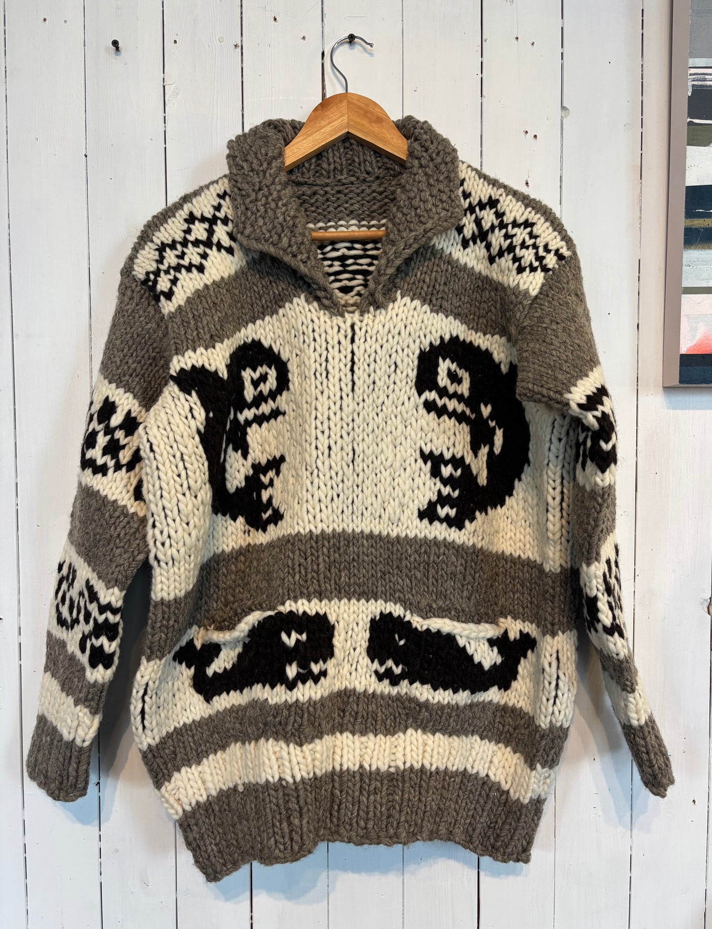 Cowichan Sweater - Whale Pattern